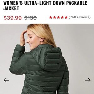 32 Degrees Ultra Light Down Jacket